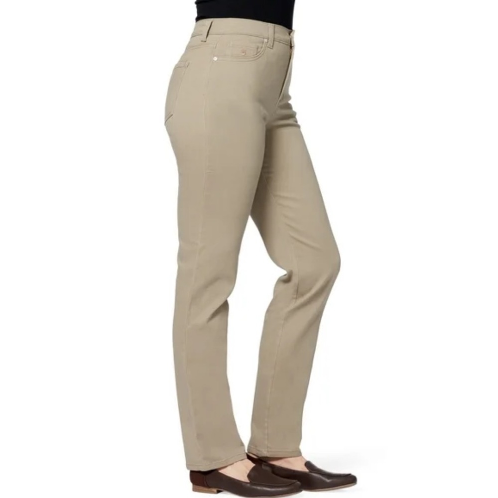 High Rise Amanda Jeans - Tan Pants